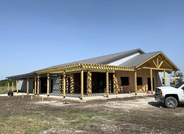 wood framed buildings by tri-b metals